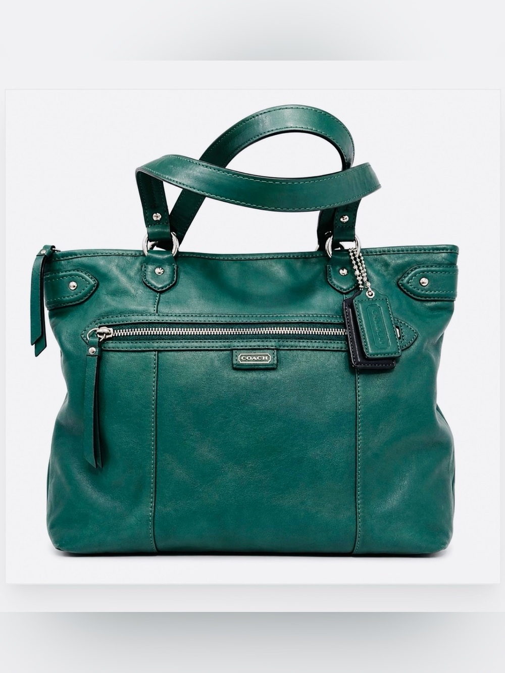 Coach EUC Daisy Hobo Bag - Teal/Green Leather